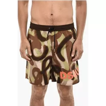 Разноцветные нейлоновые Плавки Dsquared2, Multicolor