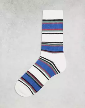 Разноцветные носки в полоску ASOS DESIGN