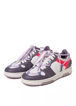 Разноцветные женские кожаные кроссовки Off Play