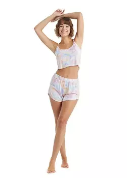 Разноцветные женские пижамные штаны Blackspade