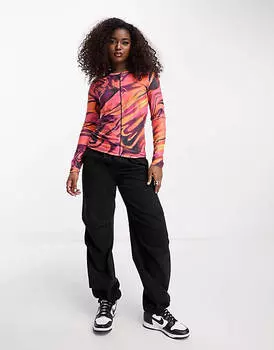 Разноцветный абстрактный топ Vero Moda