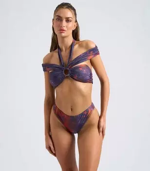 Разноцветный бикини-топ с бретелькой и бретелькой Urban Bliss Urban Bliss, мультиколор