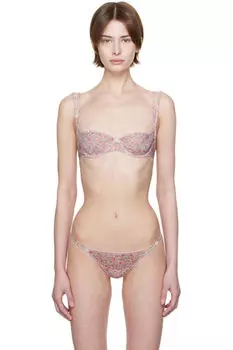 Разноцветный бюстгальтер-балконет Nina Yasmine Eslami