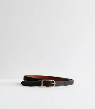 Разноцветный двусторонний узкий ремень под кожу New Look, мультиколор