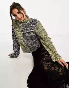 Разноцветный джемпер Reclaimed Vintage Spliced Space Dye