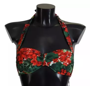 Разноцветный герань халтер пляжная одежда бикини топ Dolce & Gabbana