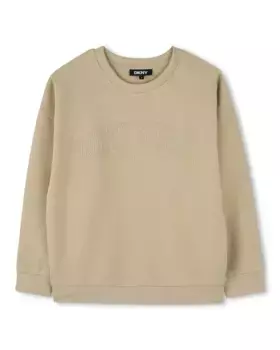 Разноцветный хлопковый свитшот DKNY, многоцветный