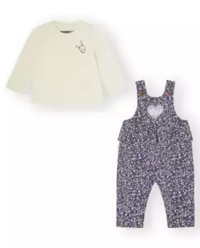 Разноцветный комплект для девочки с рюшами Canada House, мультиколор