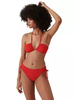 Разноцветный купальник-бандо Shala Bluebella, красный