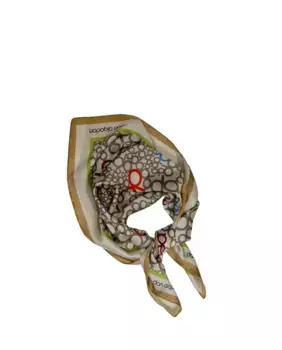 Разноцветный квадратный женский шарф Lucerne Don Algodn