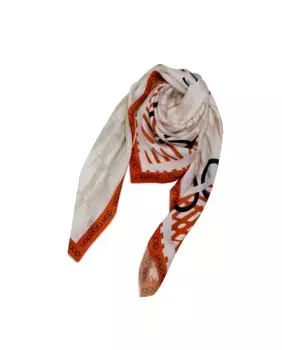 Разноцветный квадратный женский шарф Santorini Don Algodn