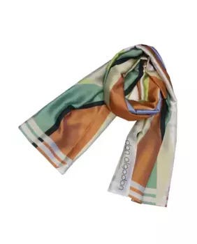 Разноцветный прямоугольный женский шарф Родос Don Algodn