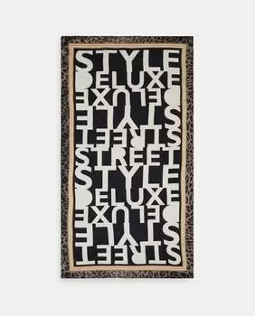 Разноцветный шарф с комбинированным принтом Codello, мультиколор