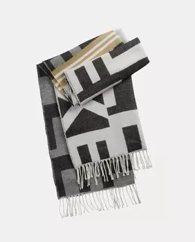 Разноцветный шарф с контрастным принтом Codello, мультиколор