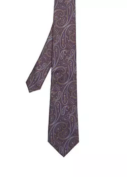 Разноцветный шелковый галстук Canali