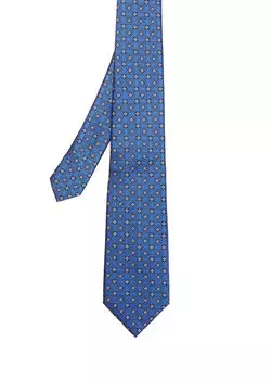 Разноцветный шелковый галстук Canali