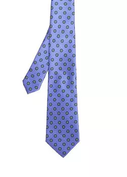 Разноцветный шелковый галстук Canali