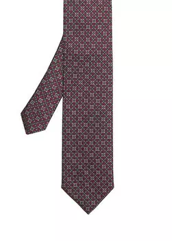 Разноцветный шелковый галстук Canali