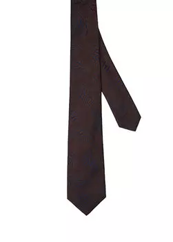 Разноцветный шелковый галстук Kiton