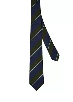 Разноцветный шелковый галстук Kiton