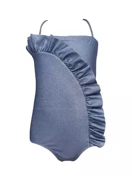 Разноцветный слитный купальник цвета металлик Waves Pepita & Me