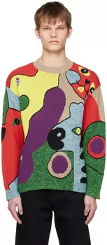 Разноцветный свитер Kenzo Paris Kenzoo
