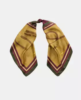 Разноцветный женский шарф с принтом Lauren Ralph Lauren