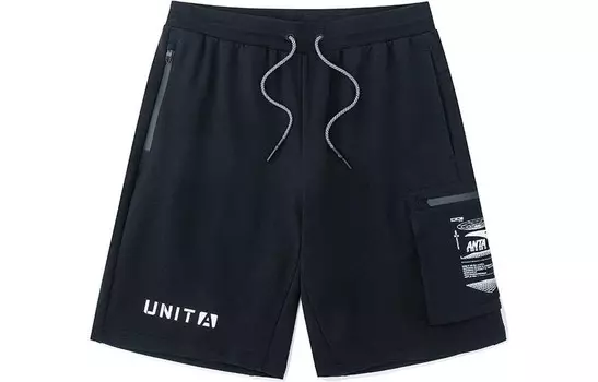 Разнообразие Тренировочная Коллекция Повседневные Шорты Мужские Черные Anta, черный