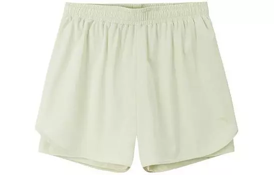 Разнообразие Тренировочная коллекция Повседневные шорты Женские Пустые зеленые Anta