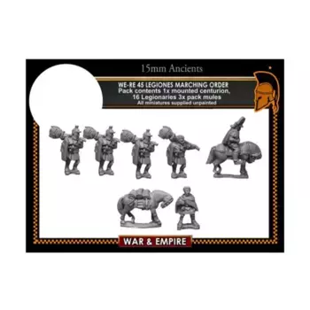 Разные легионы - Походный приказ - Ранний Империал, War & Empire - Ancients Miniatures - Late Roman (15mm)