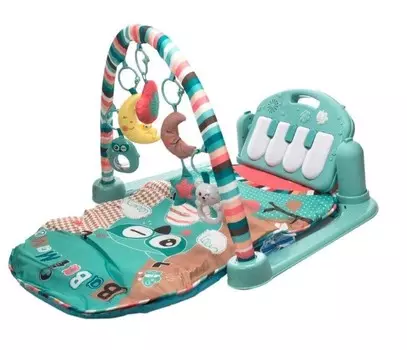 РАЗВИВАЮЩИЙ КОВрик ДЛЯ МАЛЫШЕЙ 3В1 СОВЕНКА + ПЕНА ikonka