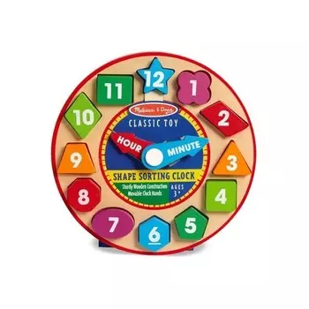 Развивающие игрушки Melissa&Doug Деревянные часы