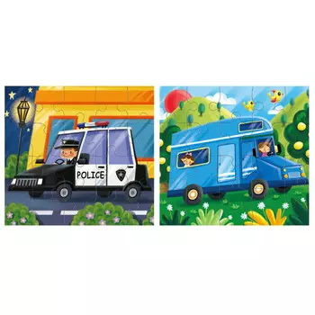 Развивающие пазлы для детей - ТРАНСПОРТ - 120 шт. HABARRI