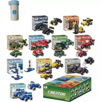 Развивающие сборные игрушки Kungfu Panda, 10 коробок