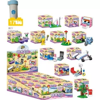 Развивающие сборные игрушки Kungfu Panda, 10 коробок