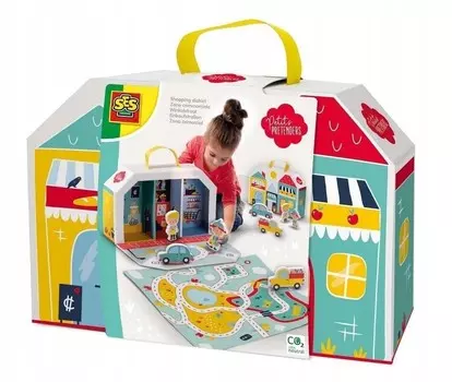 Развлекаемся в магазине с чемоданом и ковриком SES