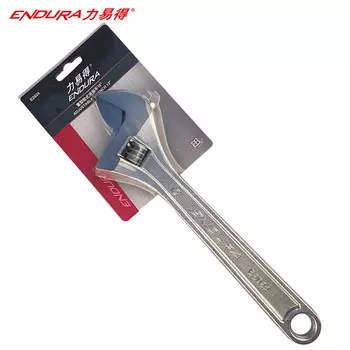 Разводной ключ для тяжелых условий эксплуатации ENDURA, большое отверстие, разводной ключ со шкалой, 24 дюйма (600 мм), номер артикула E2028, можно изготовить по индивидуальному заказу.