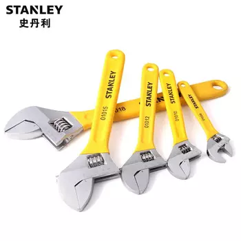 Разводной ключ Stanley, 6-дюймовый разводной ключ с пластиковой ручкой, многофункциональный рожковый ключ для досок STAD01006-23