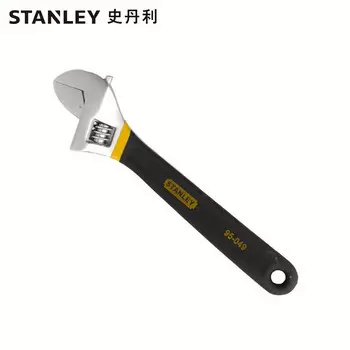 Разводной ключ Stanley с пластиковой ручкой. Подвижный рожковый ключ на 12 дюймов 95-049-1-23.
