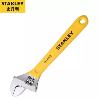 Разводной ключ Stanley серии B с пластиковой ручкой. Регулируемый ротовой ключ на 12 дюймов/300 мм. STAD01012-23, эксклюзивно для предприятий.