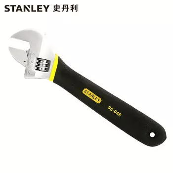 Разводной ключ Stanley STANLEY с пластиковой ручкой, разводной ключ на 6 дюймов, открытая пластина, живая 95-046-1-23, можно настроить
