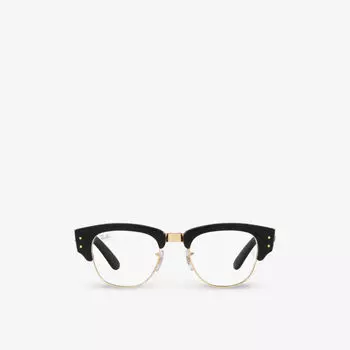 RB0316S Солнцезащитные очки Mega Clubmaster из ацетата Ray-Ban, черный