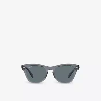 Rb0707s солнцезащитные очки в квадратной оправе из пропионата Ray-Ban, серый