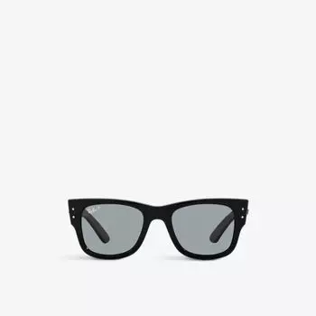 RB0840S солнцезащитные очки Mega Wayfarer из ацетата Ray-Ban, черный