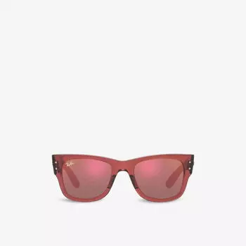 RB0840S солнцезащитные очки Wayfarer черепаховой расцветки Ray-Ban, розовый