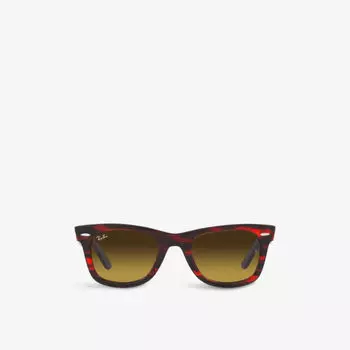 RB2140 Wayfarer солнцезащитные очки из ацетата черепаховой расцветки Ray-Ban, красный