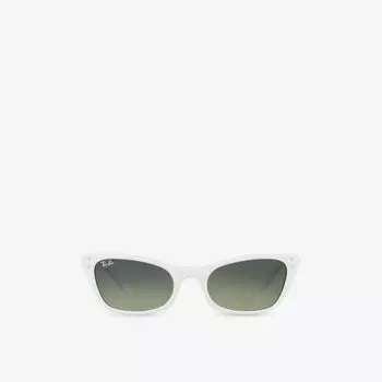 Rb2299 солнцезащитные очки lady burbank из ацетата кошачьего глаза Ray-Ban, белый
