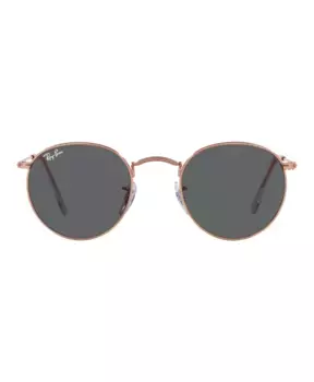 Rb3447 Круглые поляризованные солнцезащитные очки из металла розового золота Круглые поляризованные солнцезащитные очки из металла розового золота Ray-Ban, серый
