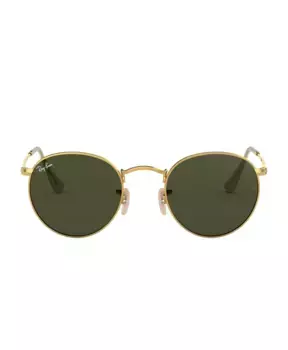 Rb3447 Солнцезащитные очки круглые металлические поляризационные круглые металлические поляризованные Ray-Ban, зеленый