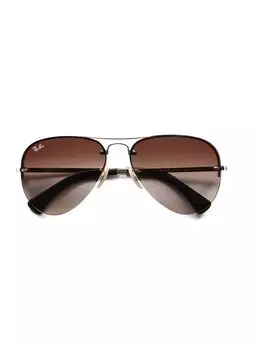 RB3449 Солнцезащитные очки-авиаторы в полуободковой оправе 59 мм Ray-Ban, золотой